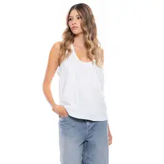 COLOR BLUE - Camiseta Manga Sisa Con Bolsillo