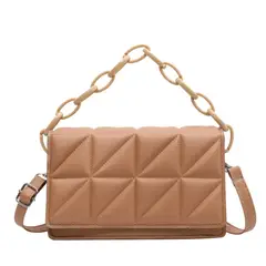 GENERICO - Bolso Mini Eva Cafe Para Mujer En Cuero Sintetico Excelente Calidad