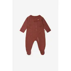NATO - Pijama Básica para bebé Colección Ambiental color terracota con estampado en koalas