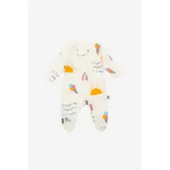 NATO - Pijama Básica Colección La Magia de Ser color crema con estampado en helados y frase
