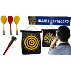 MAZUGI - Tiro Al Blanco X3 Dardos Tablero Lanza Dardo Portátil Grande