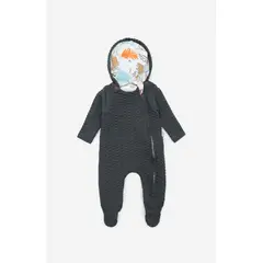 NATO - Talego Colección Ambiental color carbón con forro estampado de animales