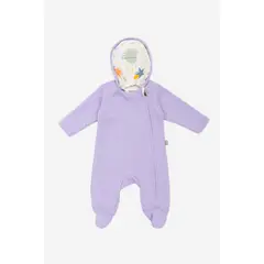 NATO - Talego Colección La Magia de Ser pijama color lila con capota removible y forro estampado de cohetes en interior