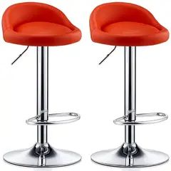 ONE PIXEL - Combo Sillas De Bar Butaco Alta Giratoria Ideal Para Bar Cocina Elegante Y Moderna 2 UND