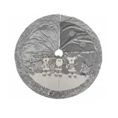 GENERICO - Pie De Árbol Navideño Decorativo Redondo