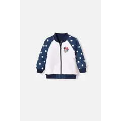DISNEY - Chaqueta de Minnie Mouse con cierre multicolor para bebé niña