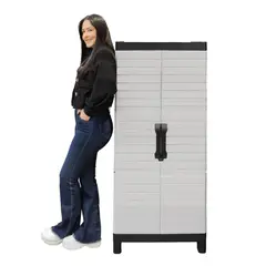 PLASTICOS MQ - Armario Plastico Grande Multiusos Marca Mq