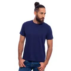 BOCARED - Camiseta para hombre Kirk H azul oscuro basico