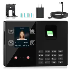 GENERICO - Reloj Control De Asistencia Cara Huella Palma O Clave