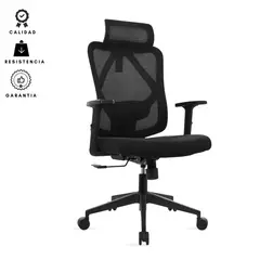 EKONOMODO COLOMBIA - Silla De Oficina Presidente Unko Negra