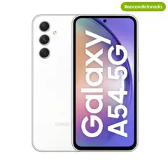SAMSUNG - Celular Galaxy A54 5G 128GB Blanco Reacondicionado