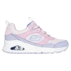 SKECHERS - Tenis Kids Uno Mesh Mode - Rosado - Lila
