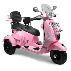 BRITOCHET - REF 1389 Moto Eléctrica Niño Niña Vespa C/Remoto Ll/Goma 1 a 7 Años