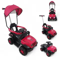 BRITOCHET - REF LE-02A Carro Paseador Montable Niño Cuatrimoto 1 a 3 Años Ll/Evagual
