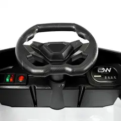 PRINSEL - Carro electrico Niño Montable Phantom Blanco 12V