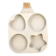 CHINA - Sarten Antiadherente Molde 4 Espacios Figuras Cocina Huevos
