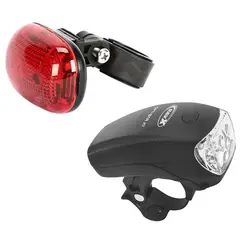 GENERICO - Luz Bicicleta Delantera + Trasera Ravx Seguridad