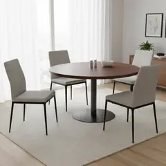 22 GRADOS DECORACION - Mesa comedor Tristán Diámetro 100cm Formica y metal