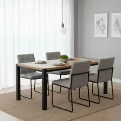 22 GRADOS DECORACION - Mesa comedor LISA 180cm x 80cm Formica y metal