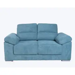 MUEBLES FIOTTI - Sofa 2 Puestos Colza Agua Marina gratis cojin