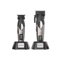 KEMEI - Combo Maquina Peluquera 2En1 KM-8536 DB