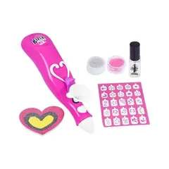 GLAMOUR GIRL - Set Decorativo de Uñas con Brillantina Fancy Girl