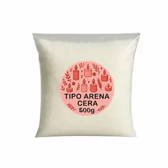 GENERICO - Cera De Arena Para Decoración De Velas Granulado Fino Blanco 500g