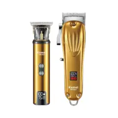 KEMEI - Combo Maquina Peluquera 2En1 KM-8527 DB