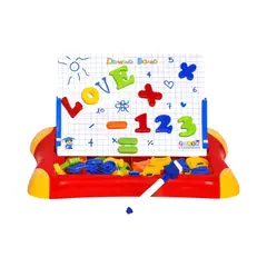 MONKEY BRANDS - Tablero Magnético con Letras y Números Fun For Kids