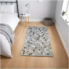 MITAPETE COM - Tapete Alfombra Camino Pie De Cama Turquia 80 X 150cms Beige