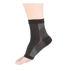 GENERICO - Media Negra Calcetin Neuropatia Compresion Dolor