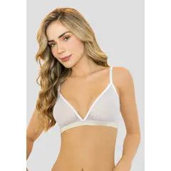 FORMAS INTIMAS - Bralette Mujer Blanco Fi 112786