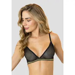 FORMAS INTIMAS - Bralette Mujer Negro Fi 112786