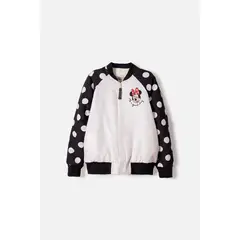 DISNEY - Chaqueta Minnie Mouse con cierre rojo paraiso para niña