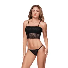 DECORACIONES CONDISEÑO - Corset Negro Chamela 45850