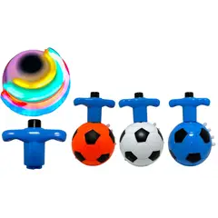 MAZUGI - Trompo X1 Luces Balon Futbol Musica Sonido Colores Divertido Variado