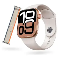 MOBULA - Smartwatch Iw11 Pro 49mm + Correa Extra Bluetooth Mobulaa Blanco