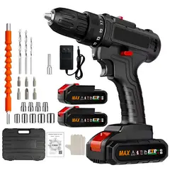 ONE PIXEL - Kit De Taladro Todo En 1 Inalámbrico Portátil Con Batería