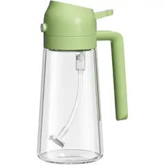 RAKTORS - Botella De Vidrio Dispensador De Aceite 2 En 1 De 16oz