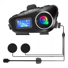 GENERICO - Intercomunicador Para Casco Motociclista Q58 Max Digital Inn Bike Ip65