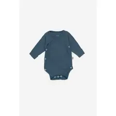 NATO - Body Kimono azul para bebé colección Unicolor marca