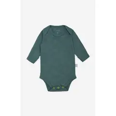 NATO - Body manga larga para bebé color verde con estampado en morsas marca de la colección Ambiental