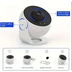 GENERICO - Lámpara Proyector Realista Galaxia Espacio Nebulosa