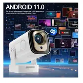 GENERICO - Proyector Video Beam Led Android 11 1080p Wi Fi USB