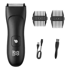 GENERICO - Recortadora De Pelo Corporal Eléctrico Impermeable Ipx67