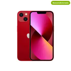 APPLE - Celular iPhone 13 Mini 128 GB 5G Rojo Reacondicionado + Garantía extendida + Panel Solar