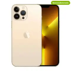 APPLE - Celular Iphone 13 Pro Max 256 Gb 5G Dorado Reacondicionado + Garantia Extendida + Panel Solar