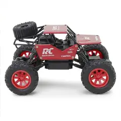 GENERICO - Carro Rojo Control Remoto Todo Terreno con Amortiguadores