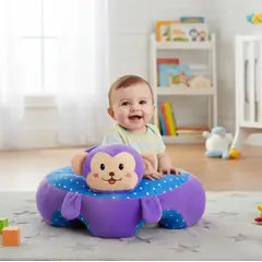 MUNDO BEBE - Cojín de Felpa para Bebé Ideal para Descanso y Comodidad