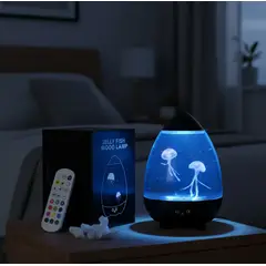 DECOR - REGALO NAVIDAD PAR NIÑOS LAMPARA MEDUSA CON SONIDO Y MOVIMIENTO